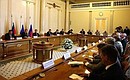 Встреча с представителями органов государственной власти по вопросам современного состояния судебной системы России.