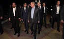Taking a walk with President of Egypt Abdel Fattah el-Sisi.