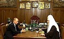 With the Patriarch of Moscow and All of Russia, Alexei II.
