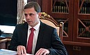Временно исполняющий обязанности губернатора Орловской области Андрей Клычков.