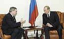 Meeting with Governor of Novosibirsk Region Viktor Tolokonsky.