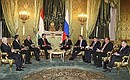 Российско-таджикистанские переговоры.