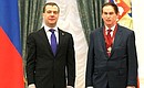 Орденом «За заслуги перед Отечеством» III степени награждён президент Российской академии образования Николай Никандров.