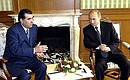 Встреча с Президентом Таджикистана Эмомали Рахмоновым.