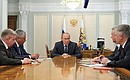 Встреча с руководством МВД, ФМС, Следственного комитета и города Москвы.
