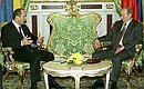 President Putin\'s restricted meeting with Armenian President Robert Kocharian.