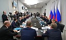 State Council Presidium meeting on developing Russian regions’ industrial capacity.