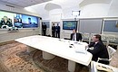 На совещании в режиме видеоконференции по реконструкции инфраструктуры аэропорта Елизово.
