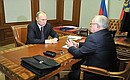 Meeting with Russian Human Rights Ombudsman Vladimir Lukin.