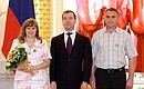 Орденом «Родительская слава» награждены Николай и Наталья Архиповы.