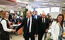 Во время посещения штаб-квартиры международного информационного агентства «Россия сегодня».