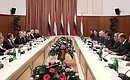 Russian-Tajikistani talks in expanded format.