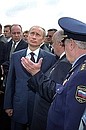 President Putin at the sixth MAKS-2003 International Aerospace Show.