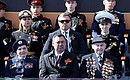 Президент Киргизии Садыр Жапаров на военном параде в ознаменование 78-й годовщины Победы в Великой Отечественной войне.