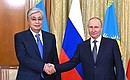 С Президентом Казахстана Касым-Жомартом Токаевым. Фото пресс-службы Президента Республики Казахстан