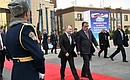 Отлёт из Душанбе. С Президентом Таджикистана Эмомали Рахмоном.