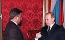 President Putin with President Pervez Musharraf of Pakistan.