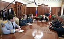 Встреча с руководством Федеральной службы войск национальной гвардии Российской Федерации.