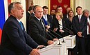 Пресс-конференция по итогам российско-венгерских переговоров.