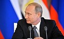 Владимир Путин сделал заявление для прессы по завершении российско-египетских переговоров.