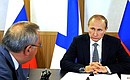 Vladimir Putin held a meeting to discuss the new draft of Russia’s Marine Doctrine.