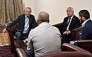 Meeting with Khabib Nurmagomedov.