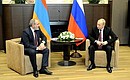 С Премьер-министром Армении Николом Пашиняном.