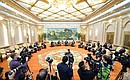 Meeting between Sergei Ivanov and President of China Xi Jinping.