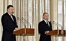 С Президентом Азербайджана Ильхамом Алиевым на торжественном вечере, посвященном открытию Года Азербайджана в России.