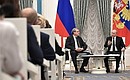 Встреча с членами Общественной палаты Российской Федерации.