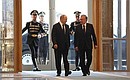 С Президентом Узбекистана Шавкатом Мирзиёевым. Фото ТАСС