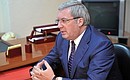 Presidential Plenipotentiary Envoy to the Siberian Federal District Viktor Tolokonsky.
