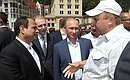 During their walk in Krasnaya Polyana, Vladimir Putin and President of Egypt Abdel Fattah al-Sisi met with holidaymakers.