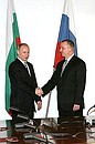 With Speaker of the National Assembly of Bulgaria Georgi Pirinsky.