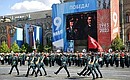 Военный парад в ознаменование 78-й годовщины Победы в Великой Отечественной войне. Фото: Евгений Биятов, РИА «Новости»