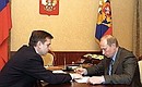С Председателем Пенсионного фонда Михаилом Зурабовым.
