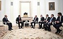 Встреча с Председателем Совета министров Ливанской Республики Саадом Харири.