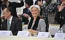Before the meeting with G20 Finance Ministers and Central Bank Governors. President of the World Bank Group Jim Yong Kim and Managing Director of the International Monetary Fund Christine Lagarde.