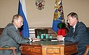 С исполняющим обязанности Первого заместителя Председателя Правительства Сергеем Ивановым.