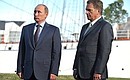 На праздновании 60-летия установления побратимских отношений между Санкт-Петербургом и Турку. С Президентом Финляндии Саули Ниинистё.
