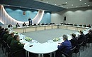 Встреча с руководством Министерства обороны и представителями предприятий оборонно-промышленного комплекса.