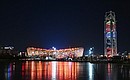 Церемония открытия XXIV Олимпийских зимних игр. Национальный стадион в Пекине («Птичье гнездо»). Фото РИА «Новости»