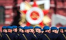 Военный парад в ознаменование 75-й годовщины Победы в Великой Отечественной войне. Фото ТАСС