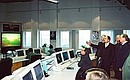 Visiting Gazprom\'s head office. The central control room.