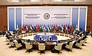 Заседание Совета глав государств – членов ШОС в расширенном составе. Фото ТАСС