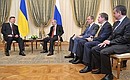 Meeting with President of Ukraine Viktor Yanukovych.