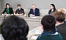 Meeting with members of the public in Ivanovo Region.