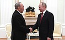 Meeting with Nursultan Nazarbayev.