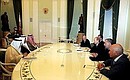 Meeting with Prince Salman bin Abdul-Aziz Al Saud of Saudi Arabia.