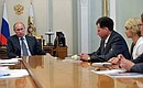 During a meeting with Kostroma Region Governor Sergei Sitnikov and region’s residents.